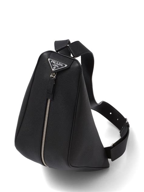 prada sport triangle backpack|prada triangle bag men.